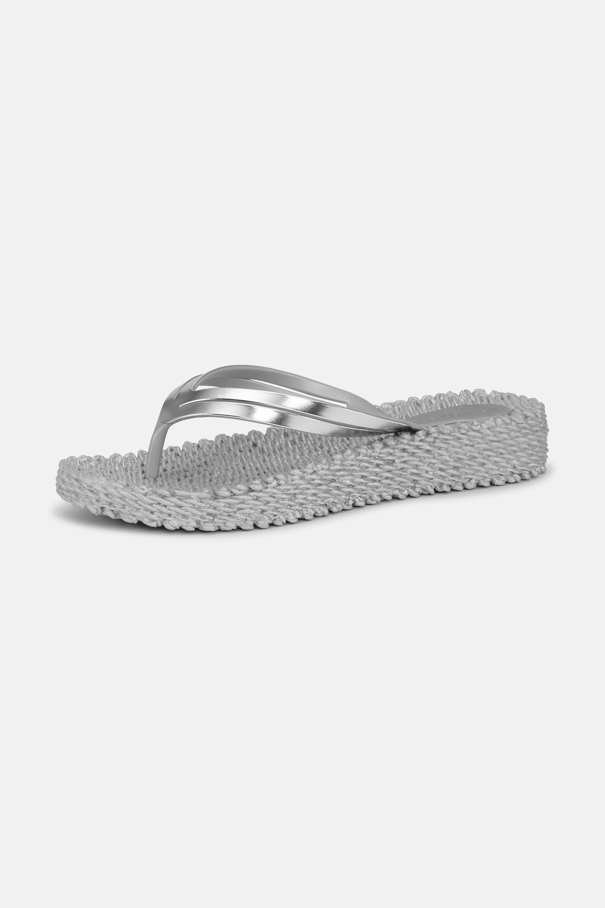 Platform Klipklapper Metallic - Silver